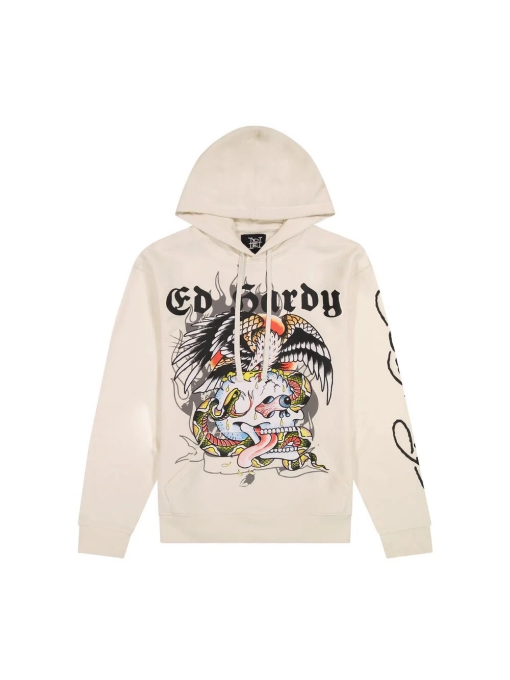 Ed Hardy Battle Skull Mens Hoodie